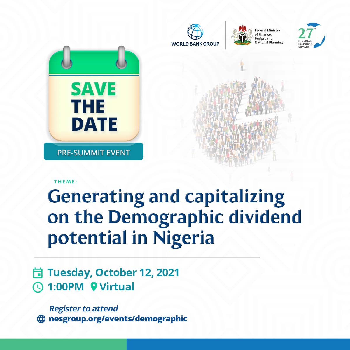 Generating and Capitalizing on the Demographic dividend potential in Nigeria, The Nigerian Economic Summit Group, The NESG, think-tank, think, tank, nigeria, policy, nesg, africa, number one think in africa, best think in nigeria, the best think tank in africa, top 10 think tanks in nigeria, think tank nigeria, economy, business, PPD, public, private, dialogue, Nigeria, Nigeria PPD, NIGERIA, PPD