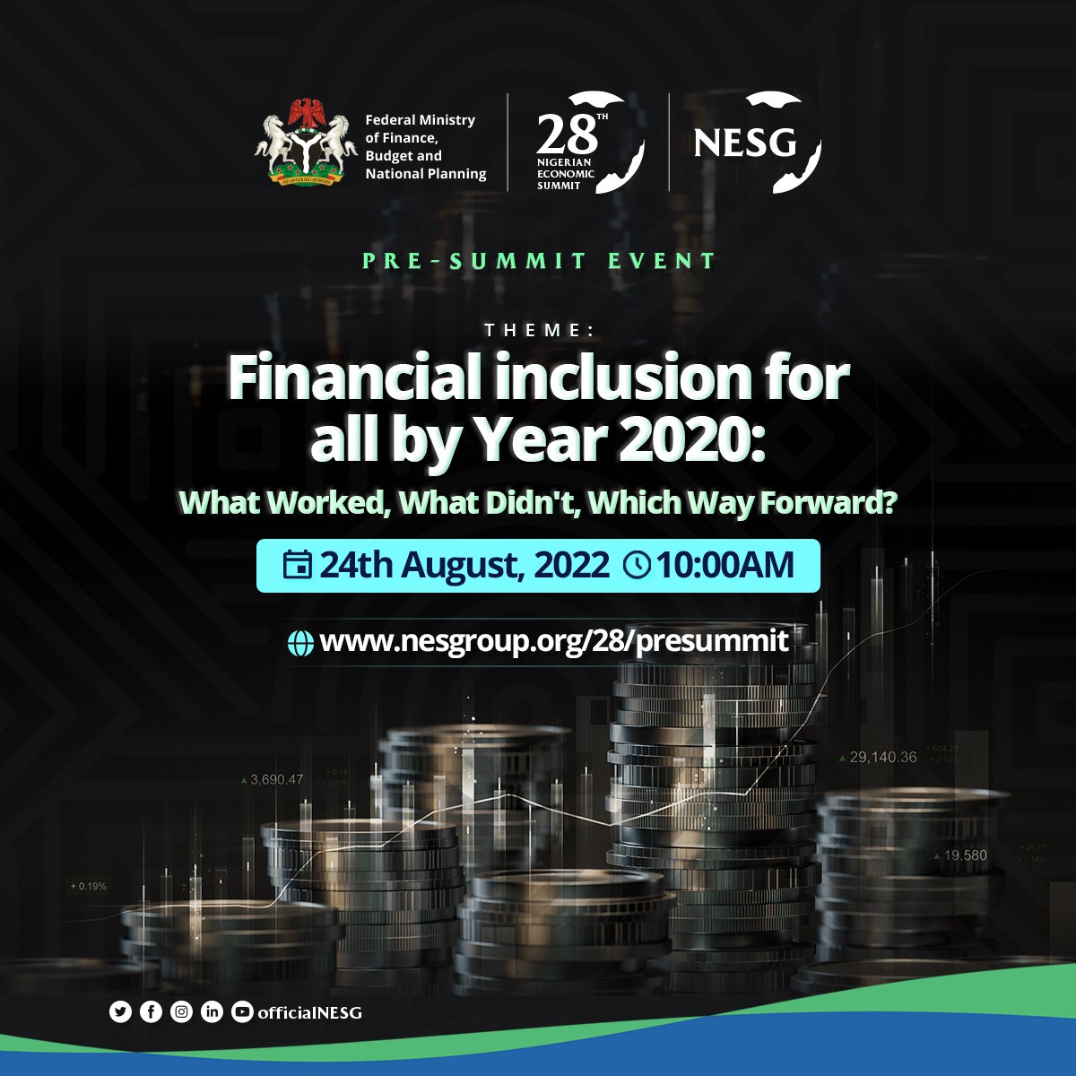 Financial inclusion for all by year 2020: What worked, What didn't, Which way forward?, The Nigerian Economic Summit Group, The NESG, think-tank, think, tank, nigeria, policy, nesg, africa, number one think in africa, best think in nigeria, the best think tank in africa, top 10 think tanks in nigeria, think tank nigeria, economy, business, PPD, public, private, dialogue, Nigeria, Nigeria PPD, NIGERIA, PPD